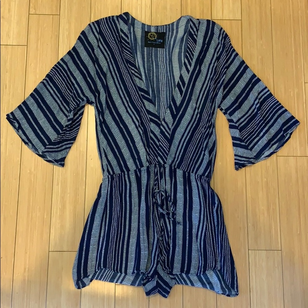 Blue Life Romper
